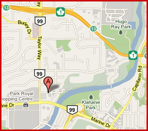 Map and Location of Gliga Violin Store in Vancouver, Canada