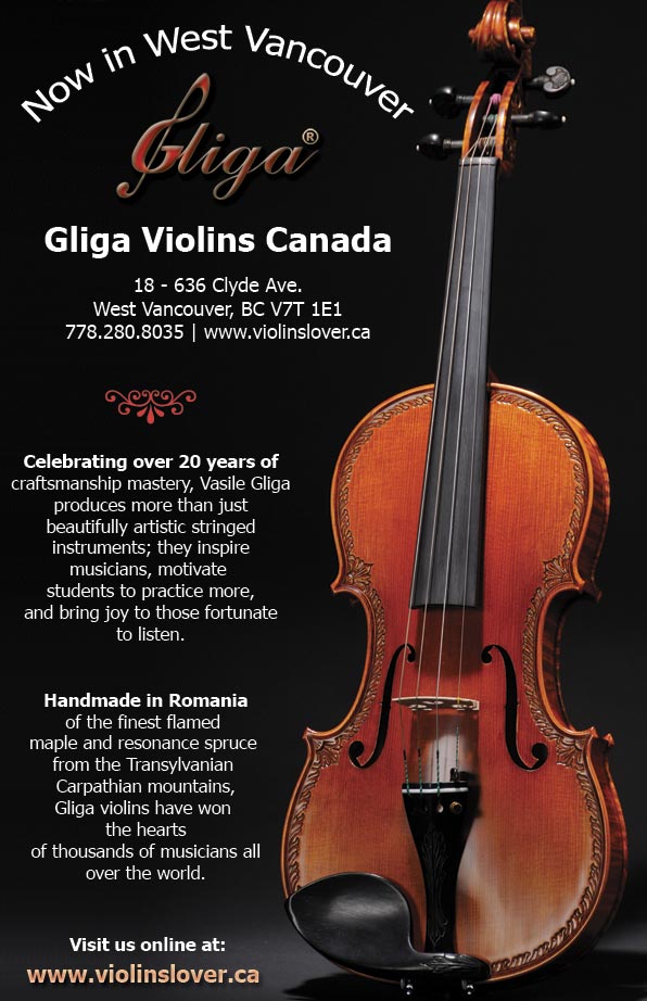 Gliga Violin Shop in Vancouver Buy European Violins Handmade in