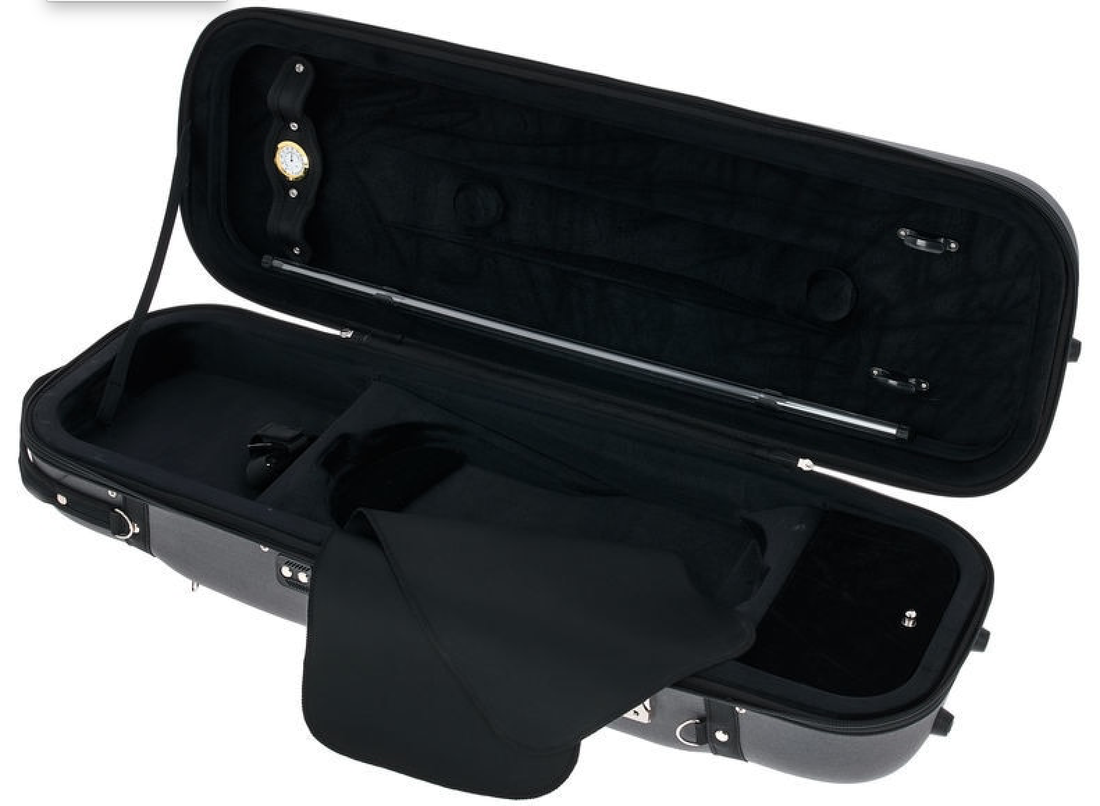 Luxury Ooblong Hard Violin Case Inside