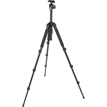 Pro 340 BH 4-Section Tripod w/ SBH-200DQ - Supports 8.8 lbs 12.50 day/50 week/100 month - Texas Photo Rental