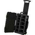 Pelican Carry On 1510 Case with Dividers (Black) and Lid Organizer 12 day/48 week/96 month