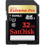 SanDisk 32 GB SDHC Memory Card Extreme Pro Class 10 UHS-I 10 day/40/week/80 month