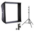 28" Apollo Speedlight Softbox with 8' Stand and Bracket Kit 10 day/40 week/80month