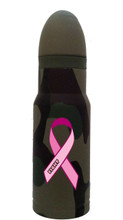 Breast Cancer Awareness Pink "Fight" Ribbon Forest Camouflage AmmOMug®