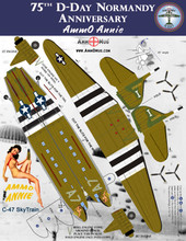 AmmO Annie C-47 SkyTrain Paper Airplane 