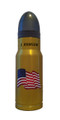 American Flag Brass Std AmmOMug with Personaliztion!