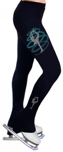 Skating Pants with Rhinestones R255