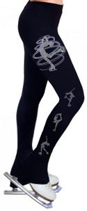 Skating Pants with Rhinestones R248LP - Light Purple