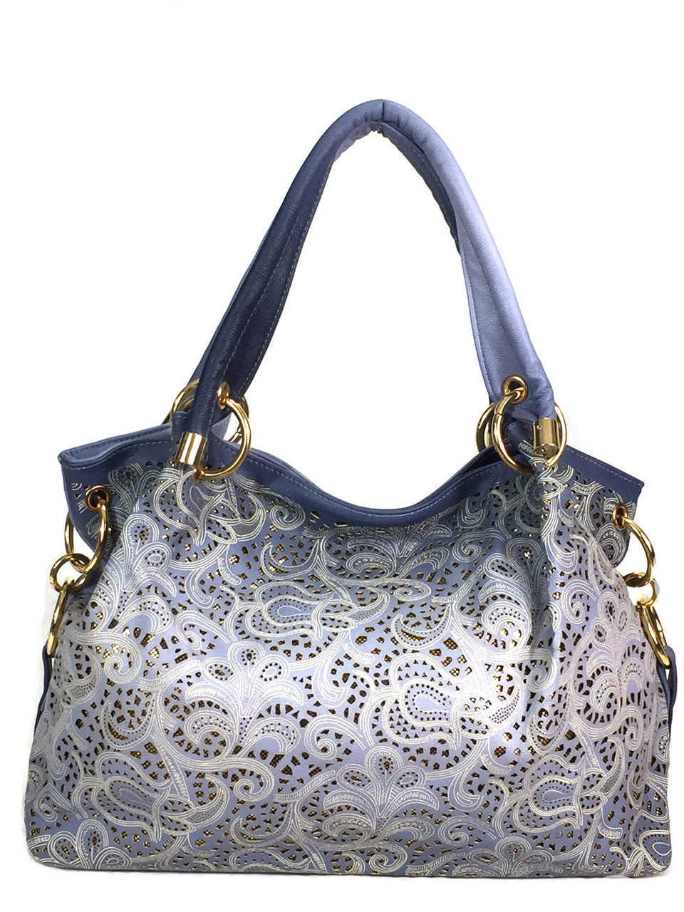 Zzfab MultiColor Laser Cut Women Fashion Handbag