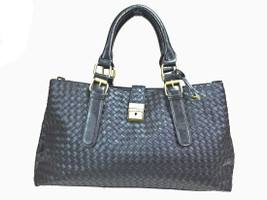 Braided handbag B214006BK