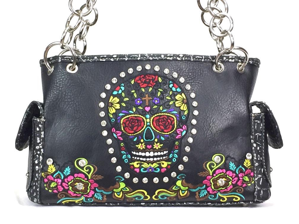 Montana West Sugar Skull Collection Tote - Multi Color | Little Bit Western