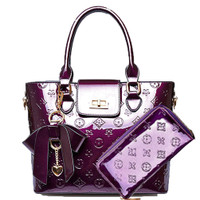 Zzfab Fashion Bow Purse and Wallet Set  B1161432LV