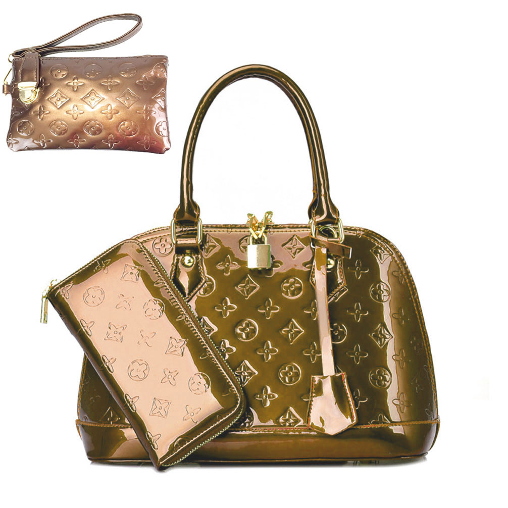 MMK collection Women Fashion Pad-lock Satchel handbags with wallet2553~Designer  Purse for Women ~Multi Pocket ~ Beautiful Designer Handbag Set  (MA-KK-13-6900W-GN) : Amazon.in: Bags, Wallets and Luggage