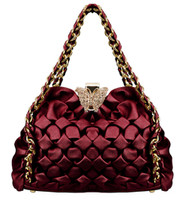 Quilting Handbags Party Purse with Butterfly  Red  B216718-Rd