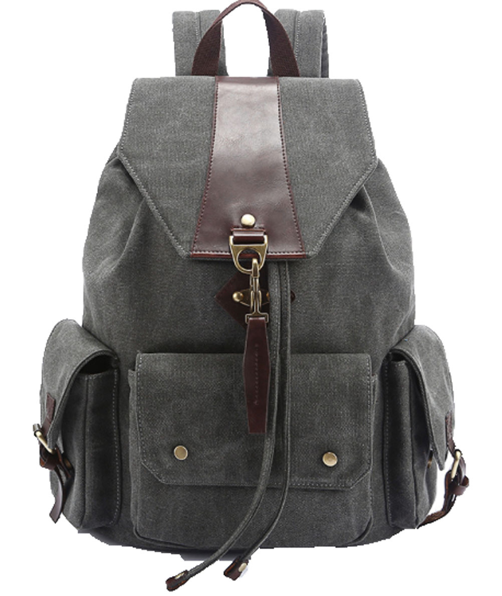 Causual Canvas Backpack with multi-Pockets for Men & Women - ZZFab