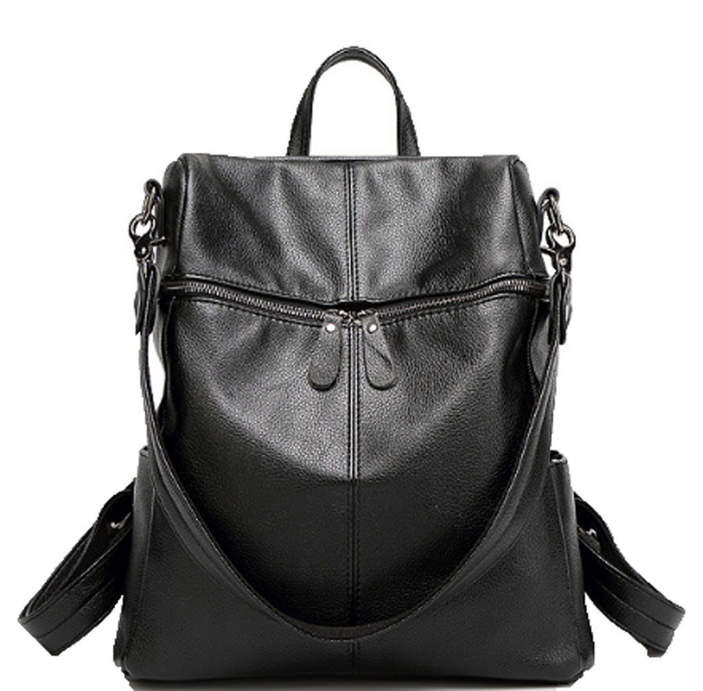 soft black backpack