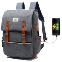 Men & Women Water Resist Oxford Cloth Laptop Backpack with USB Port BP203USB
