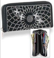 Starburst Gem Wallet Sparkle Rhinestone Wallet -Bling wallet W1226