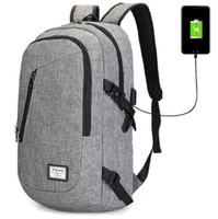   Oxford Cloth Water Resist Light Weight Laptop Back Pack Travel BackPack with USB Port 