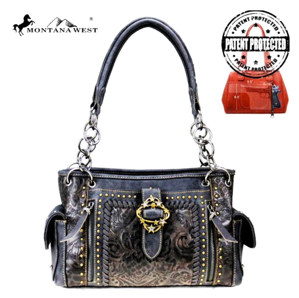 Montana West Western Handbag Tooling Leather Shoulder Bag Aztec Tote Bag  with Detachable Holster for Women MWC-H145CF - Yahoo Shopping