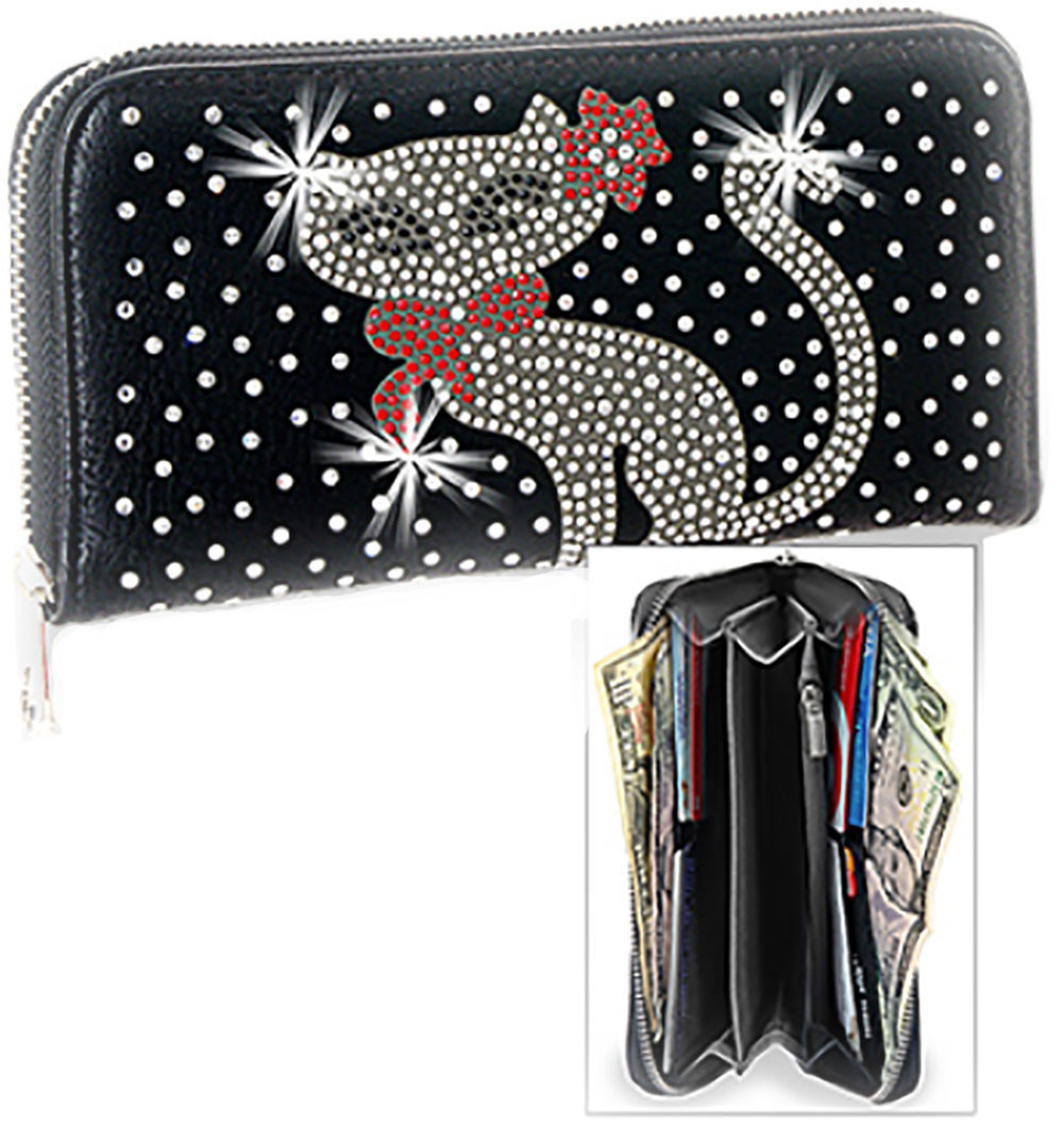 All Sparkle Rhinestone wallet