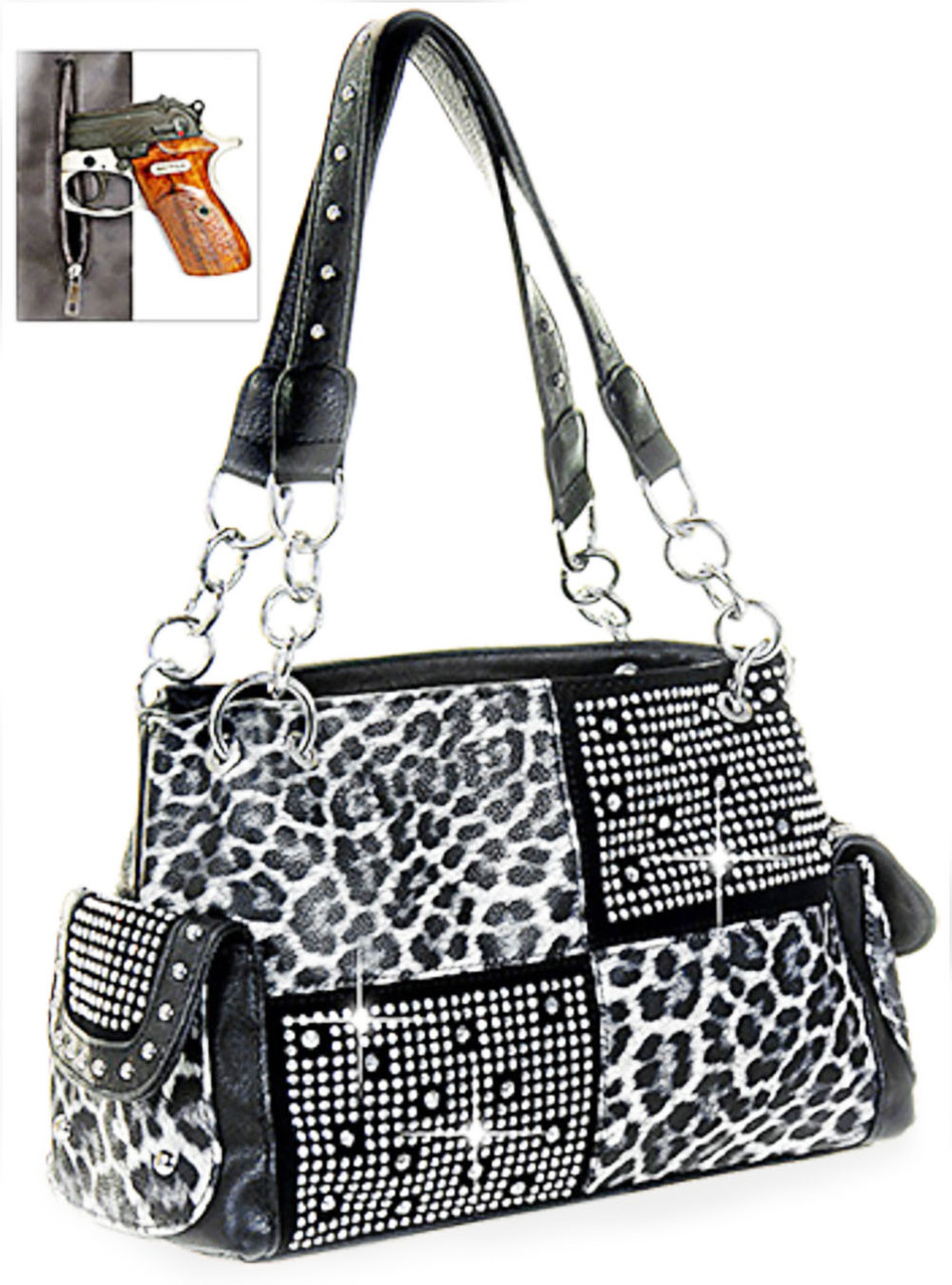Zzfab Starburst Gem Concealed & Carry Purse Rhinestone Western Handbags |  eBay