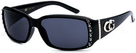 Zzfab CG Eyewear Medium Retangle Shape Rhinestone Sunglasses for Women