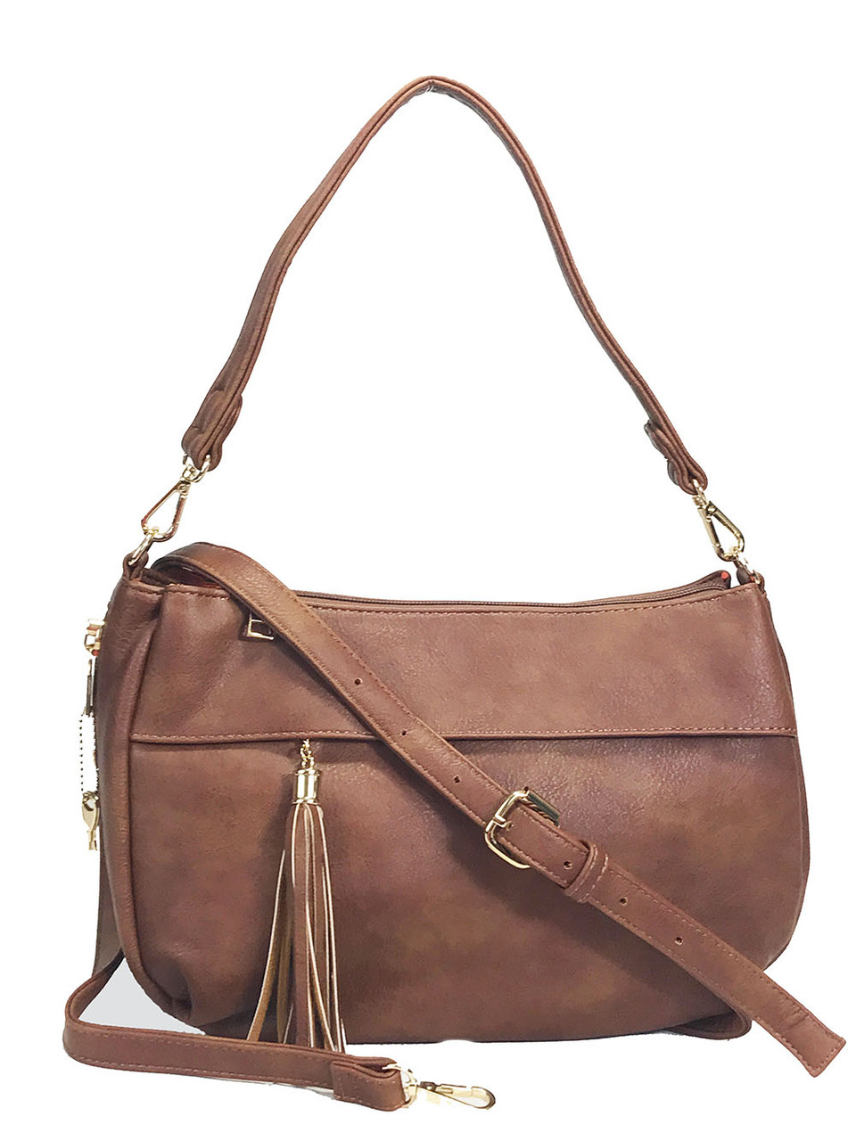 BAG WITH DOUBLE COMPARTMENT AND REMOVABLE CROSSBODY STRAP - Campo Marzio GCC