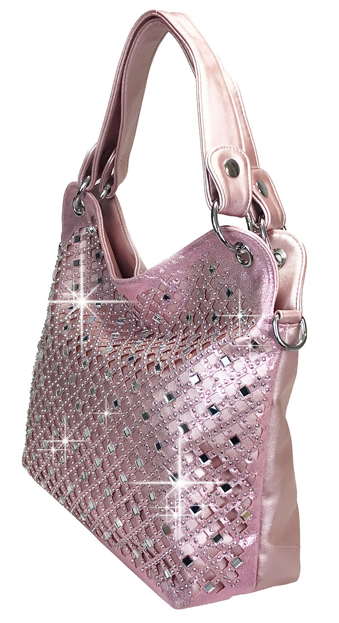 Women Rhinestone Purses Bag Sparkling Handbag Glitter Crossbody Bag Bling  Purses,Silver - Walmart.com