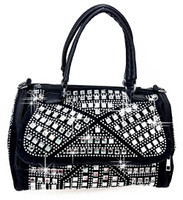 Zzfab  Gem Stone Doctor Bag B6068-BK