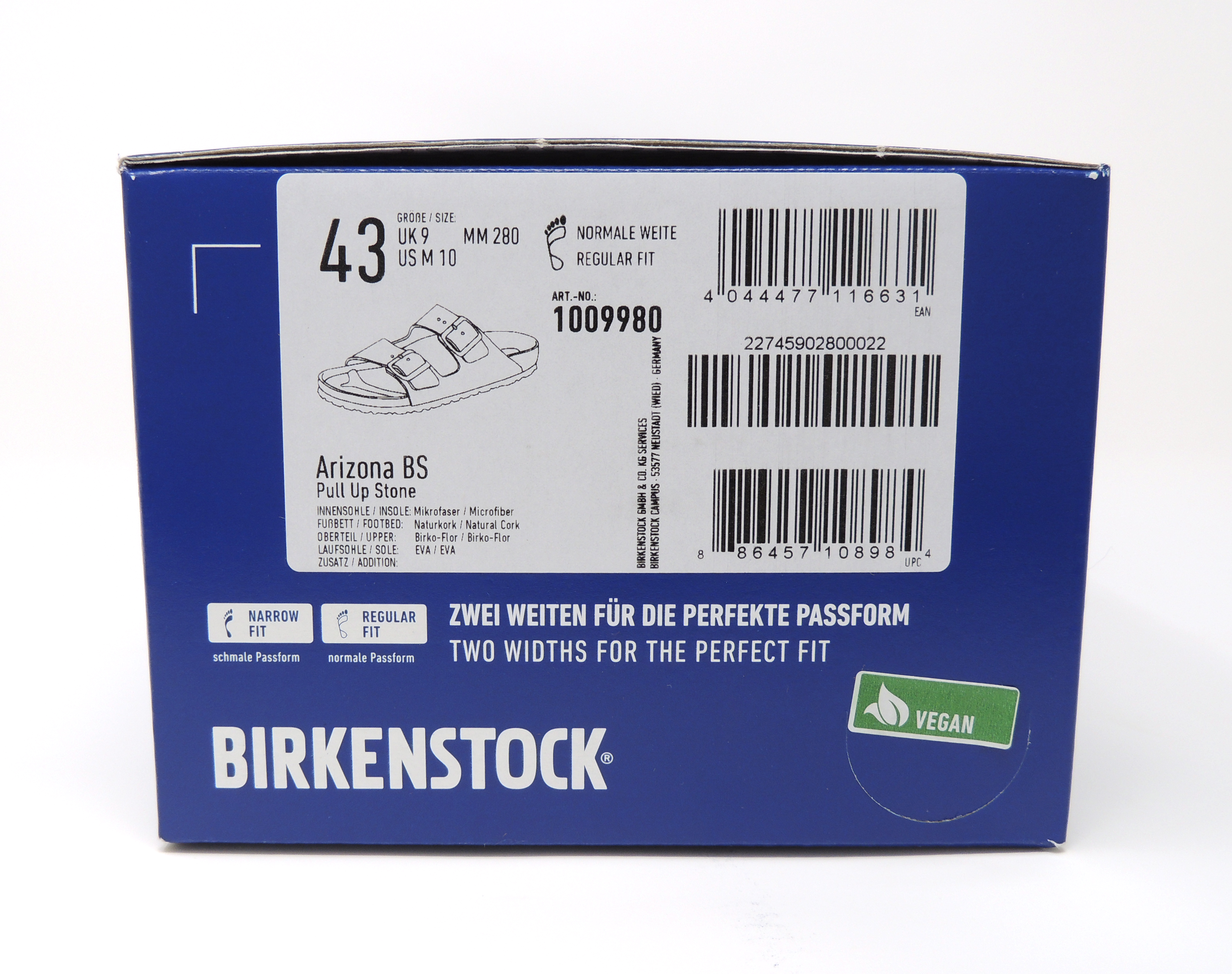 birkenstock numbers on sole