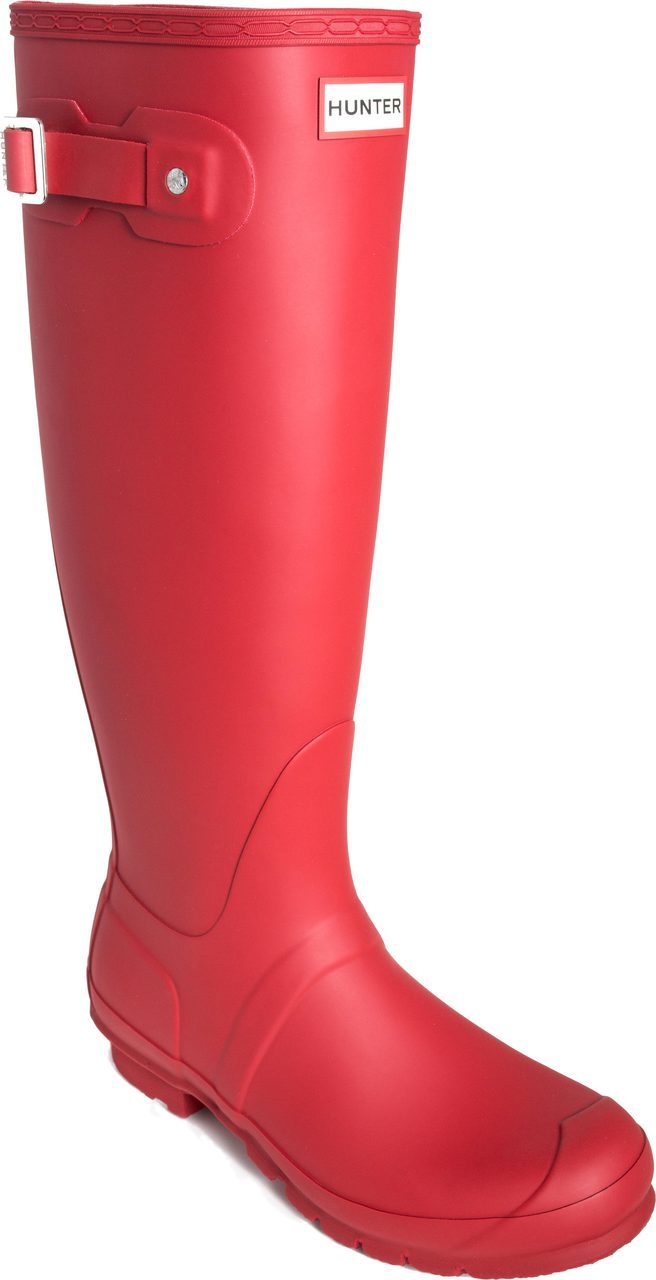 Hunter Original Tall Rain Boot in Military Red