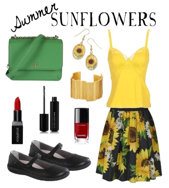 Summer Sunflowers feat. Birkenstock Iona in Black Leather