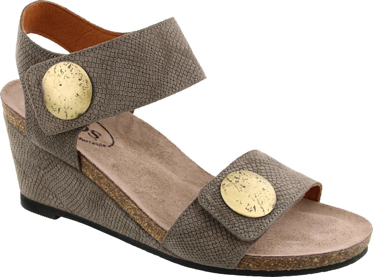 Taos Carousel 2 in Taupe Embossed Suede