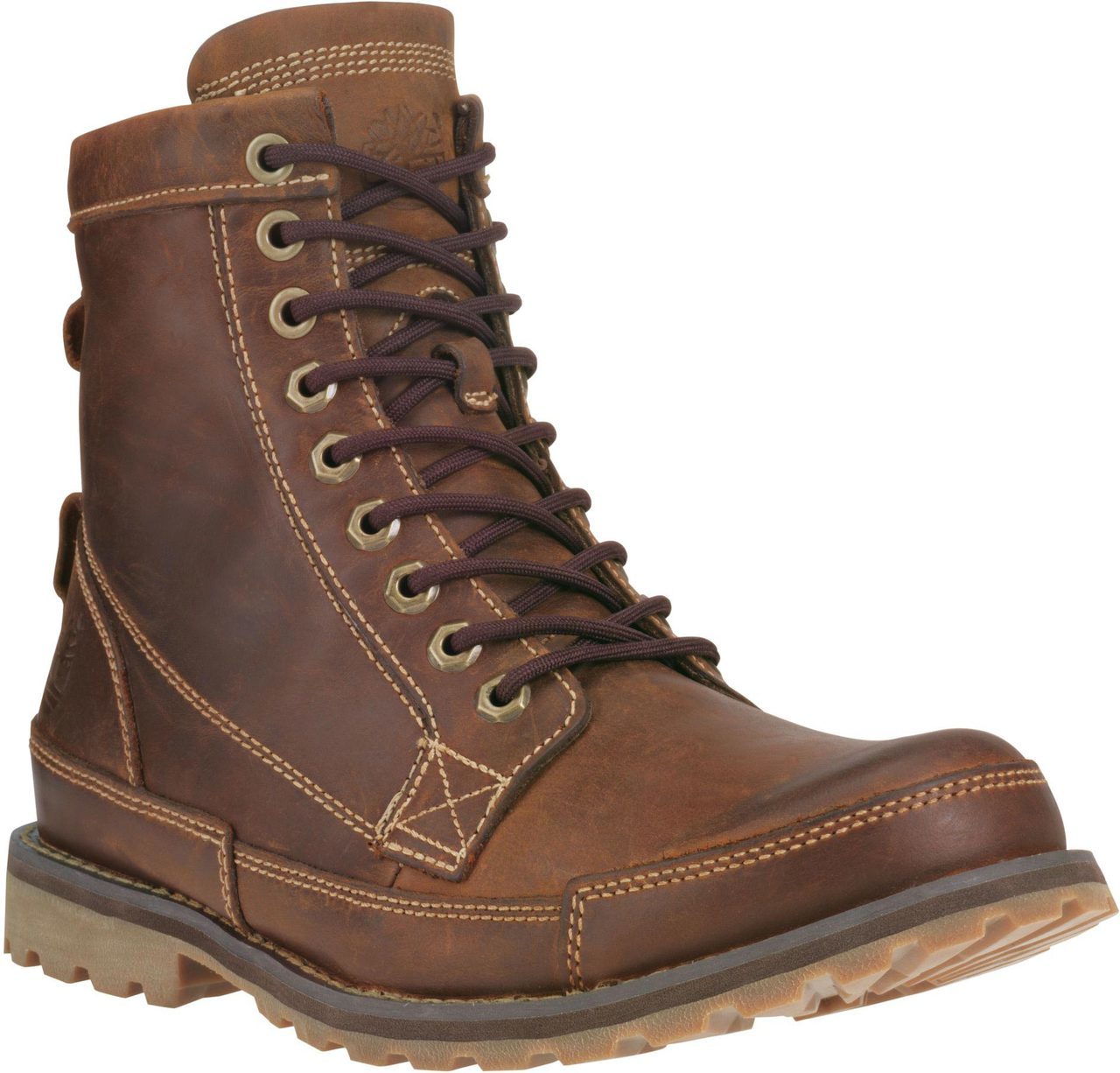 Timberland Earthkeepers Original Leather 6 Inch in Red Brown Burnished