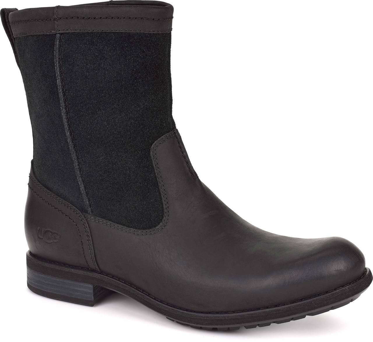 mens black leather ugg boots