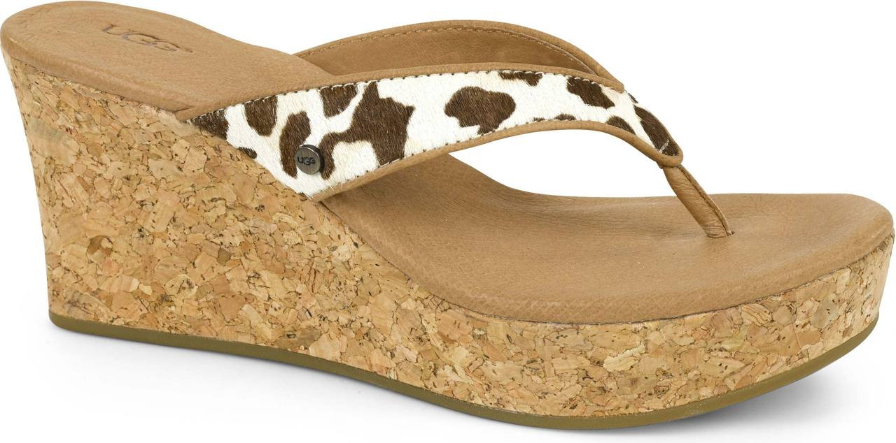 Ugg Women's Natassia Calf Hair Leopard, Spring Leopard Size: 11 M