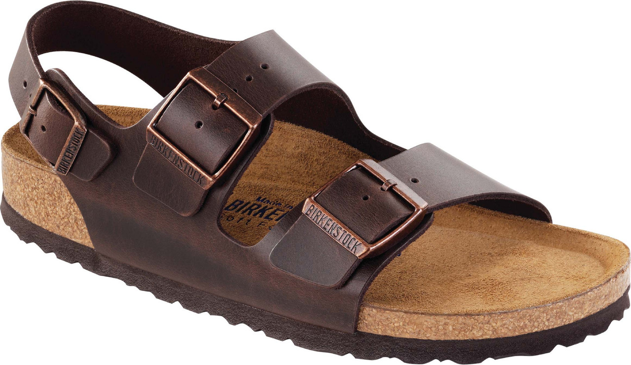 birkenstock men's milano soft footbed sandals