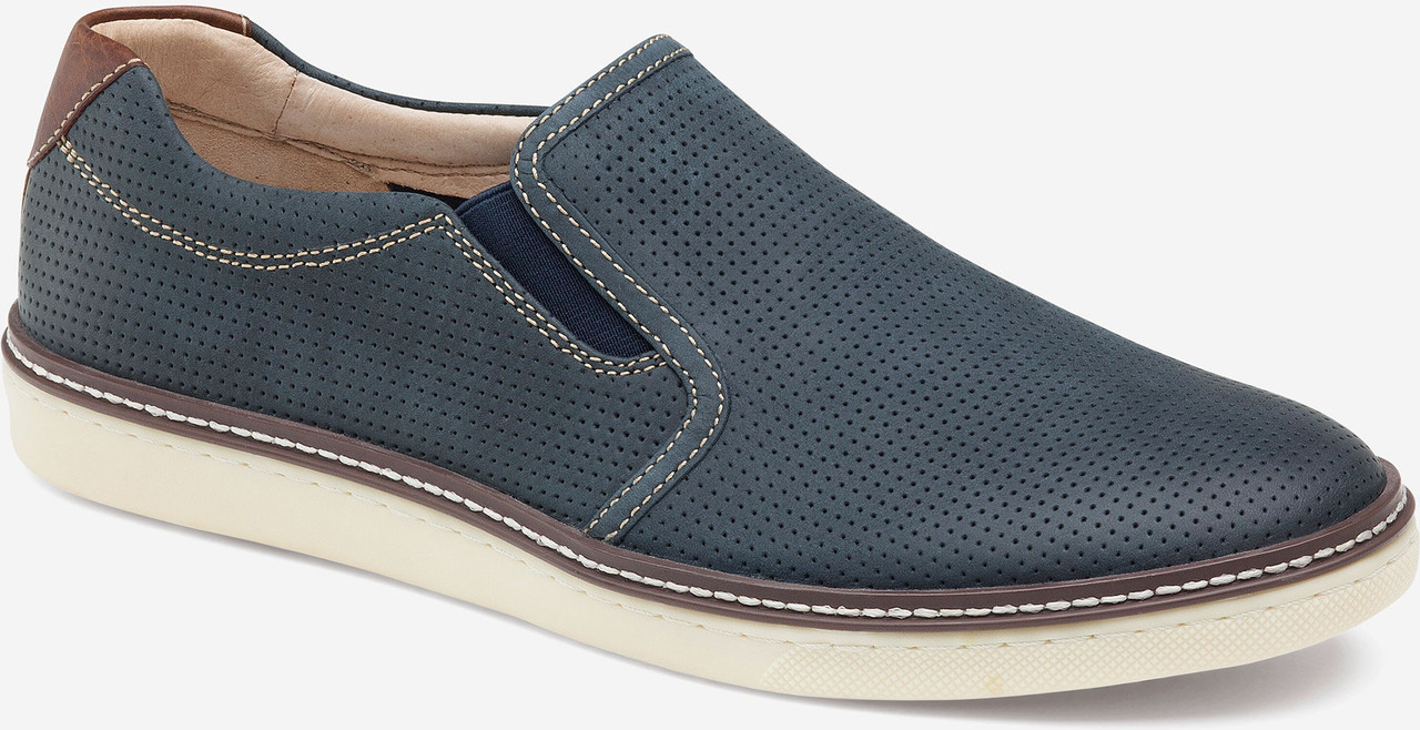 Johnston & Murphy McGuffey Perf Slip-On - FREE Shipping & FREE Returns ...