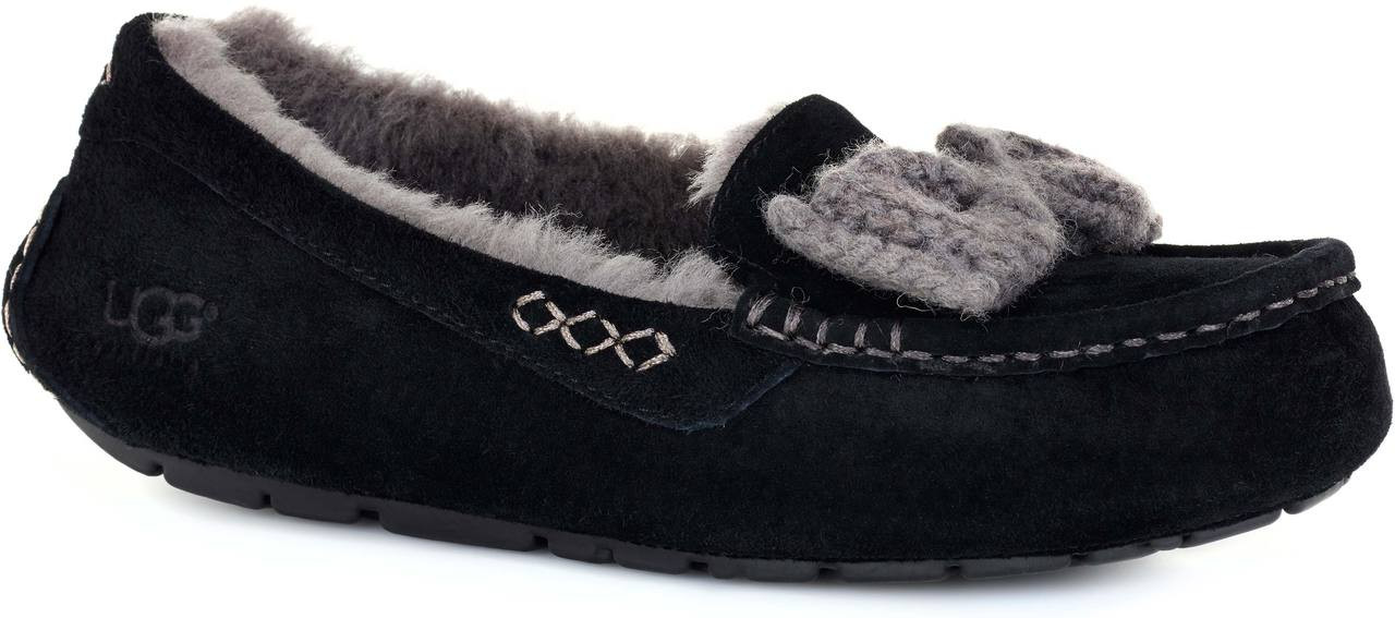 UGG Australia Women's Ansley Knit Bow - FREE Shipping & FREE Returns - Slip-On Shoes, Slippers