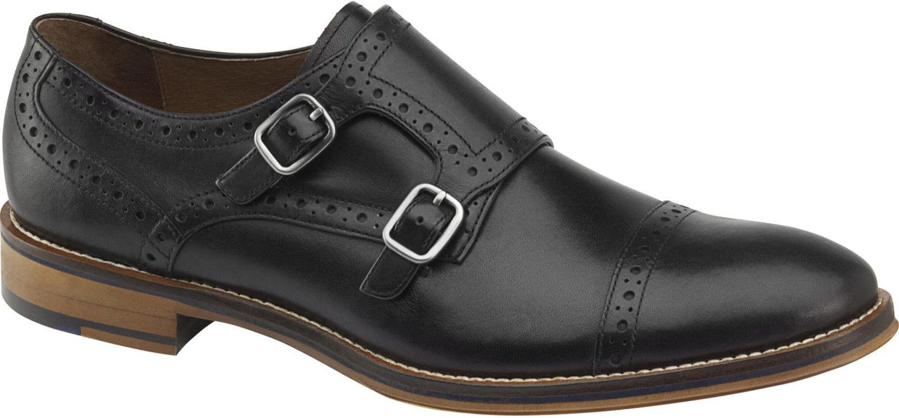 Johnston and murphy monk strap shoes