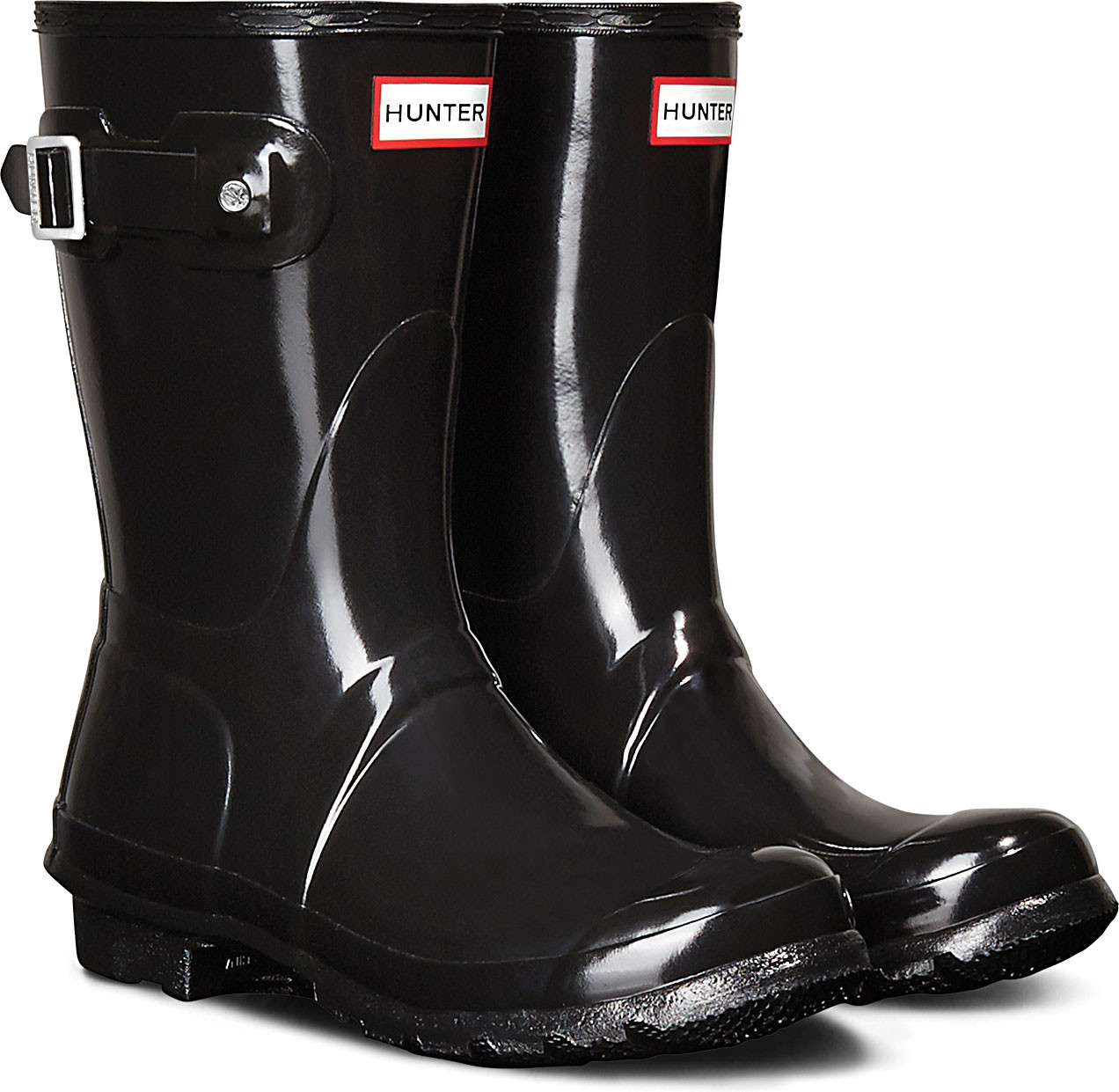 short black rain boots womens