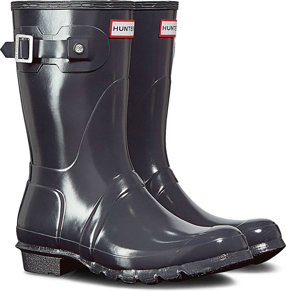 Short gloss outlet rain boots