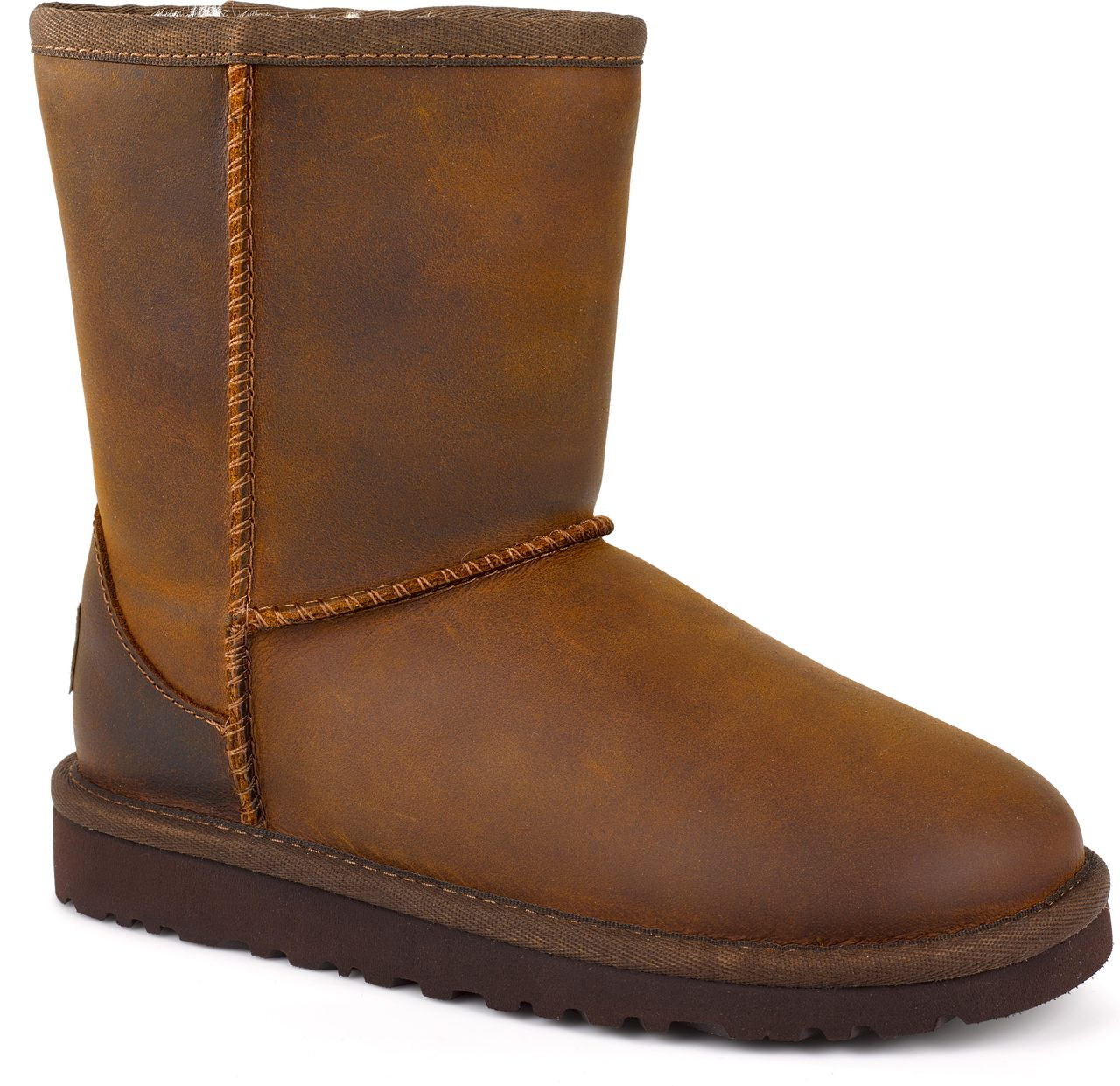 classic short leather uggs