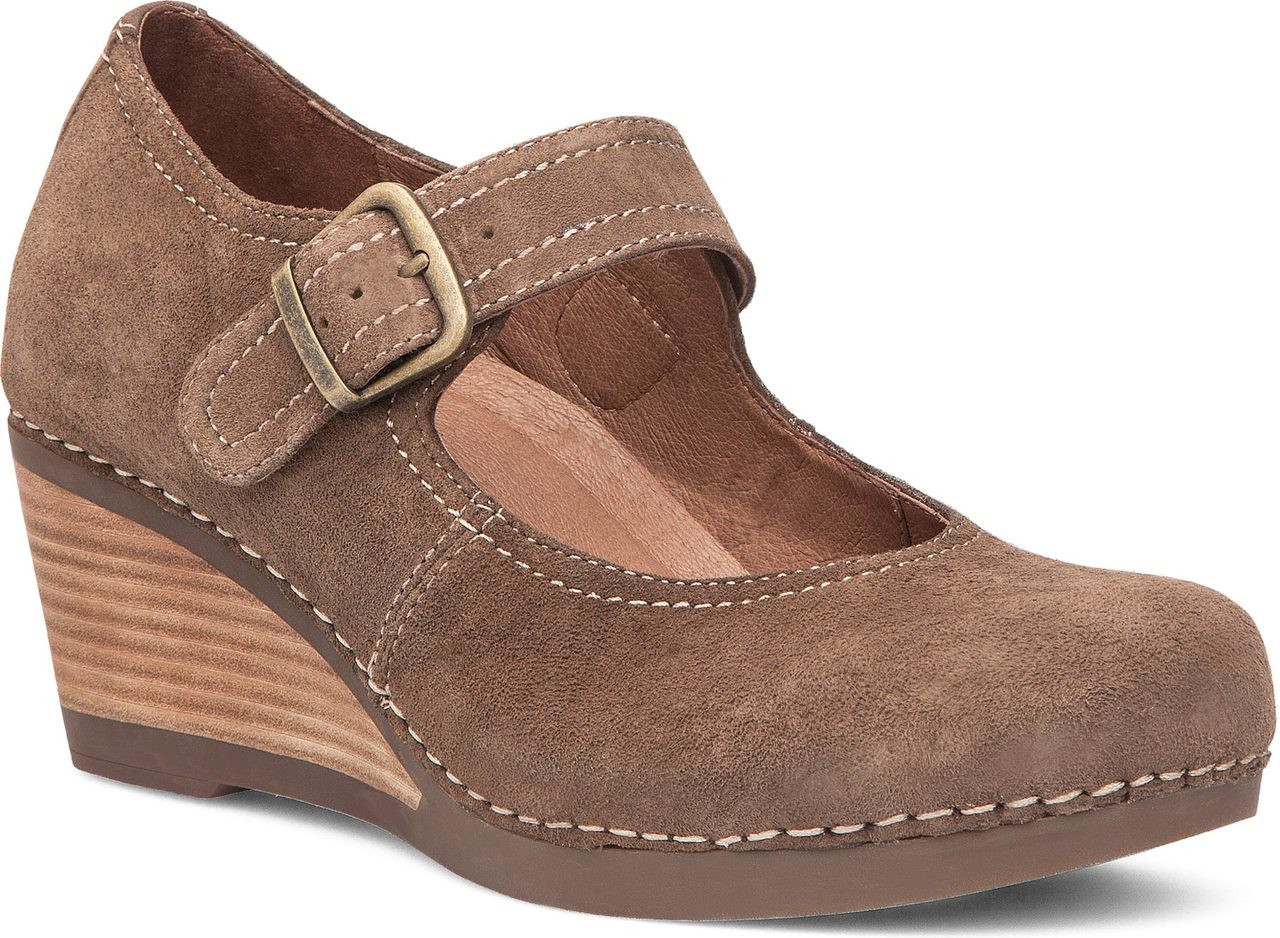 Dansko Sandra FREE Shipping FREE Returns Women S Pumps   Dansko Women Sandra Taupe Suede Leather 1251151200  82251.1501004582.1280.1280 