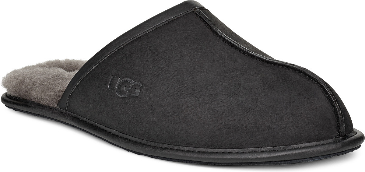 Men's ugg cheap scuff leather slippers