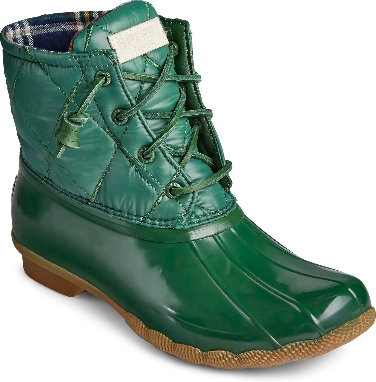 Womens green outlet duck boots