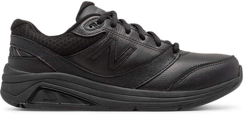 new balance black leather womens