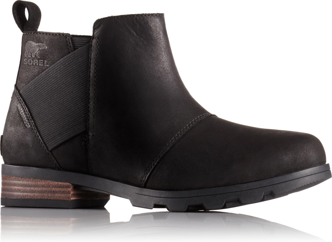 sorel black booties