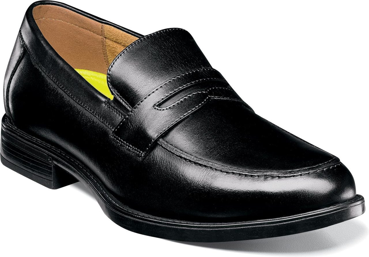 florsheim black loafers